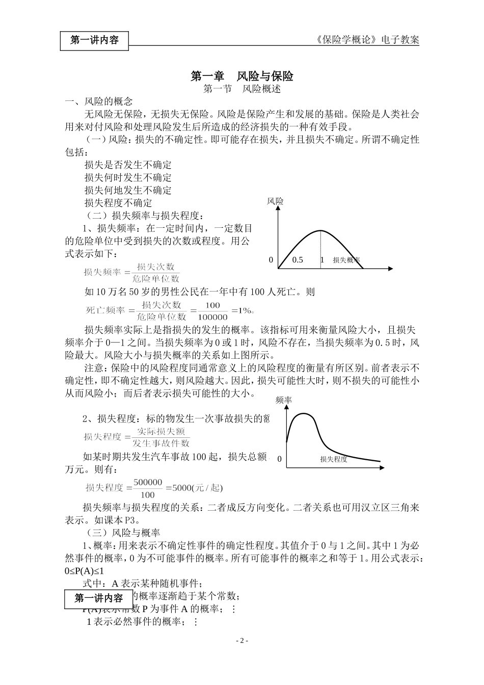 保险学概论电子教案_第2页