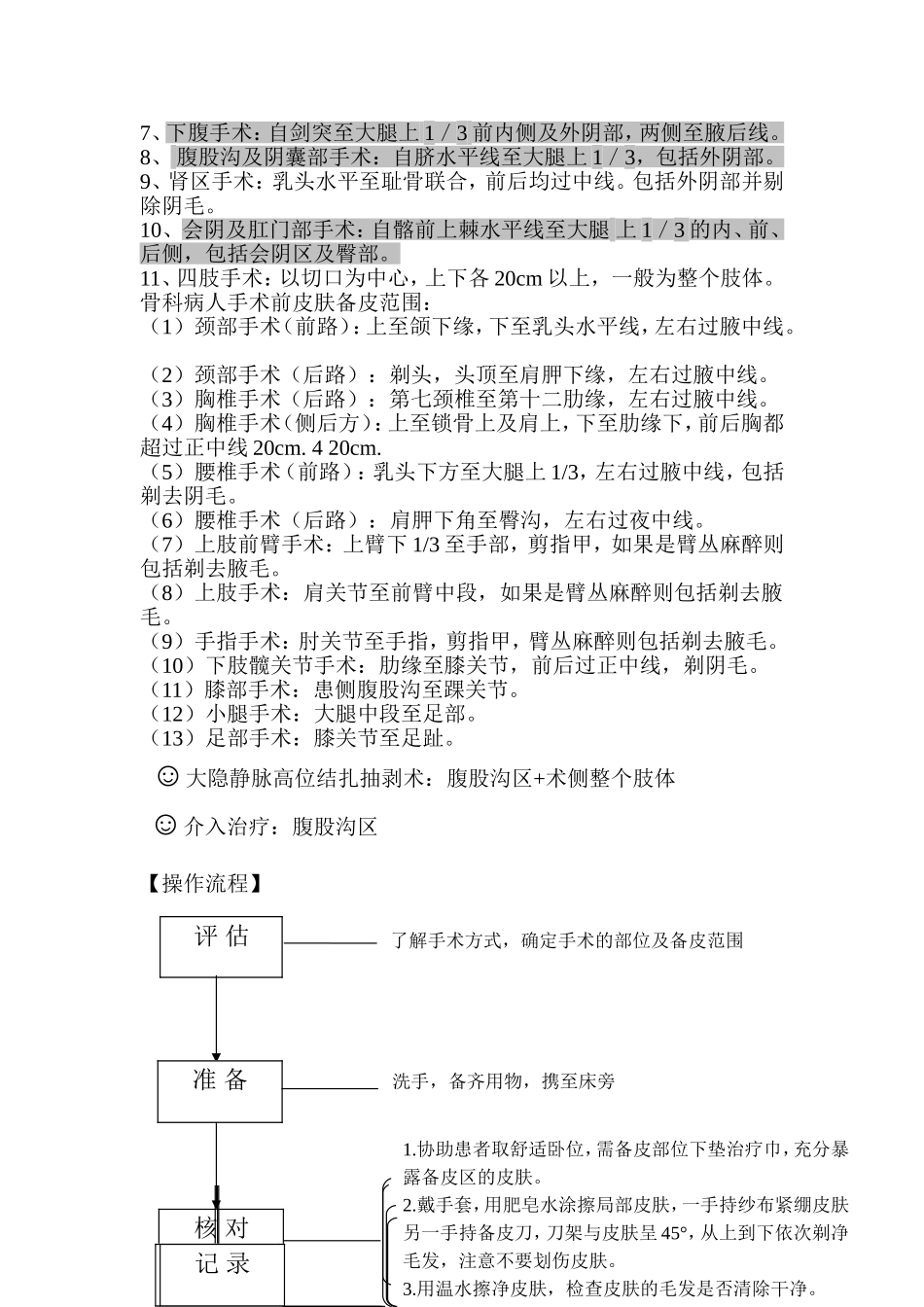备皮操作规程_第2页