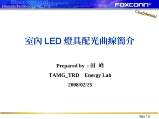 LED灯具配光曲线简介
