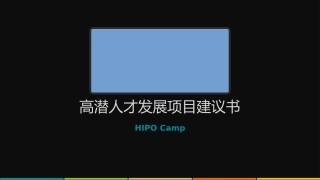 HIPO高潜人才发展项目计划书