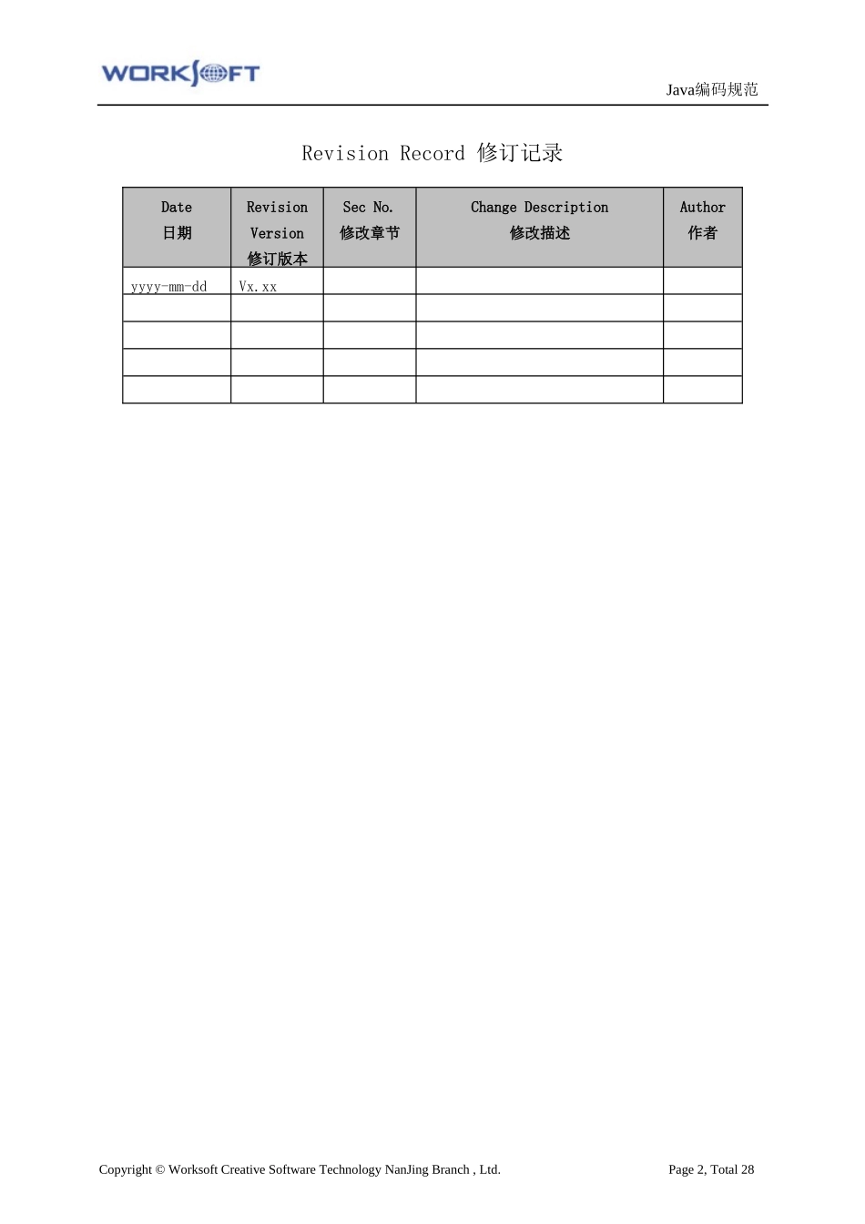 java编码规范(华为)_第2页