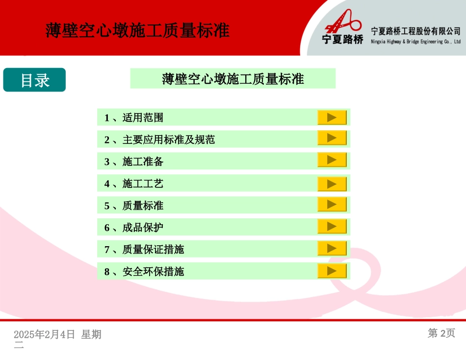 薄壁空心墩施工质量标准_第2页