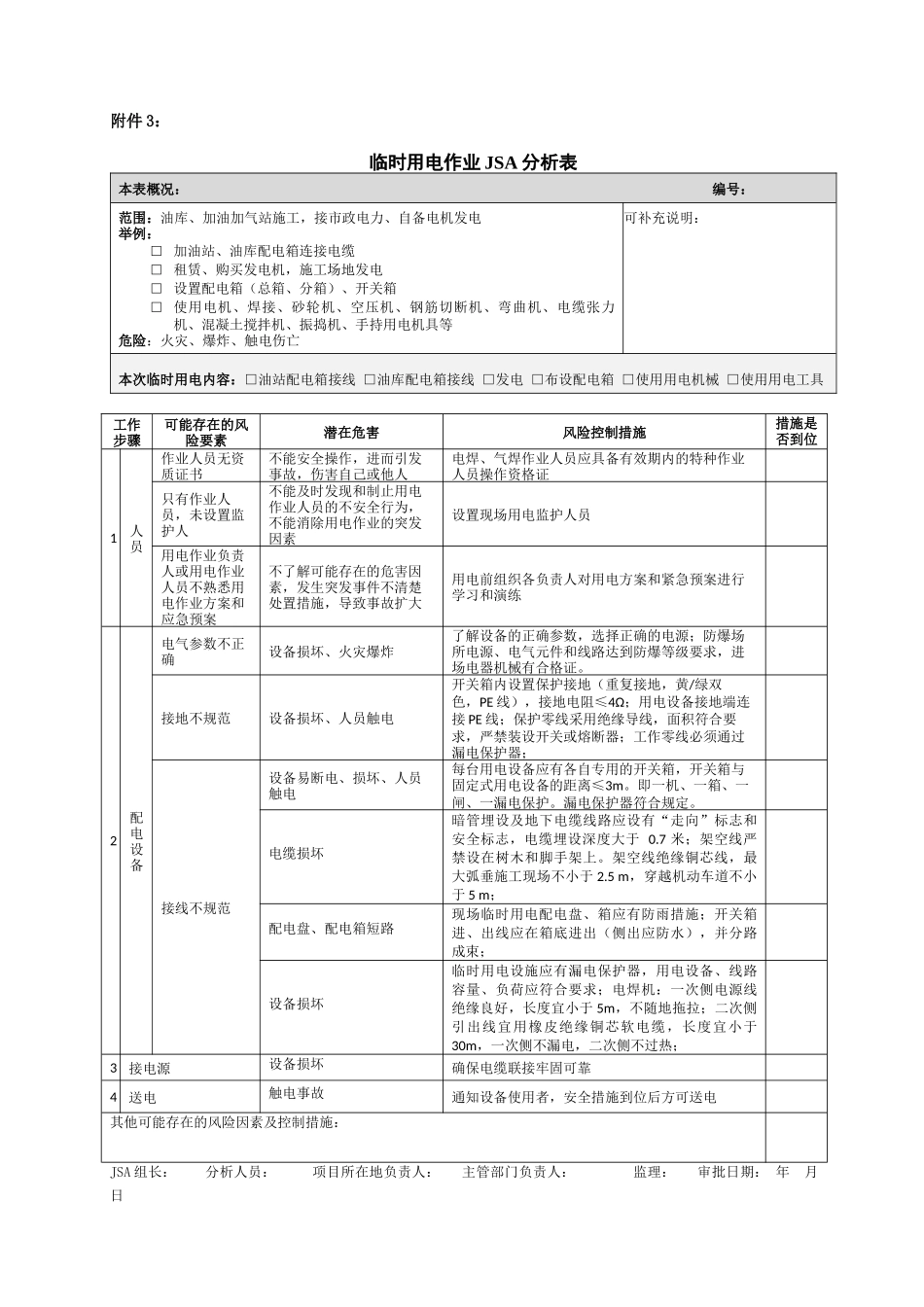 JSA分析表_第3页