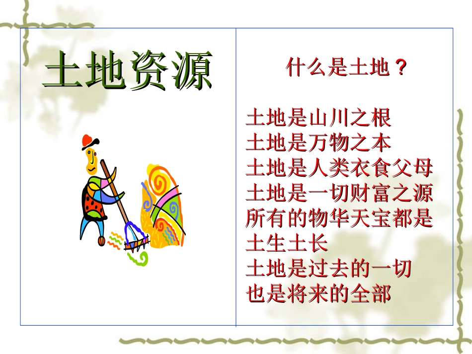 八年级地理上册《中国的土地资源》课件_第2页