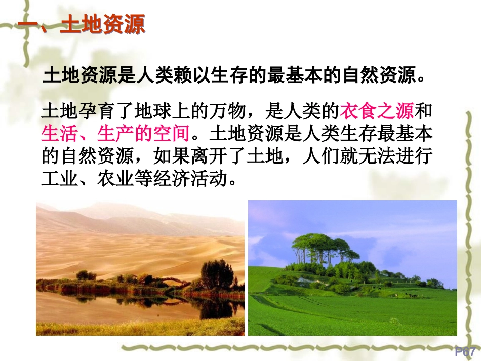 八年级地理上册《中国的土地资源》课件_第3页