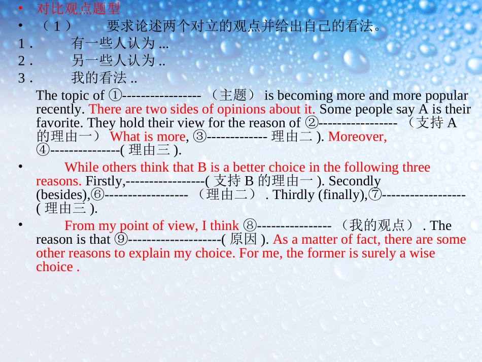 ）书面表达精品模板_第2页