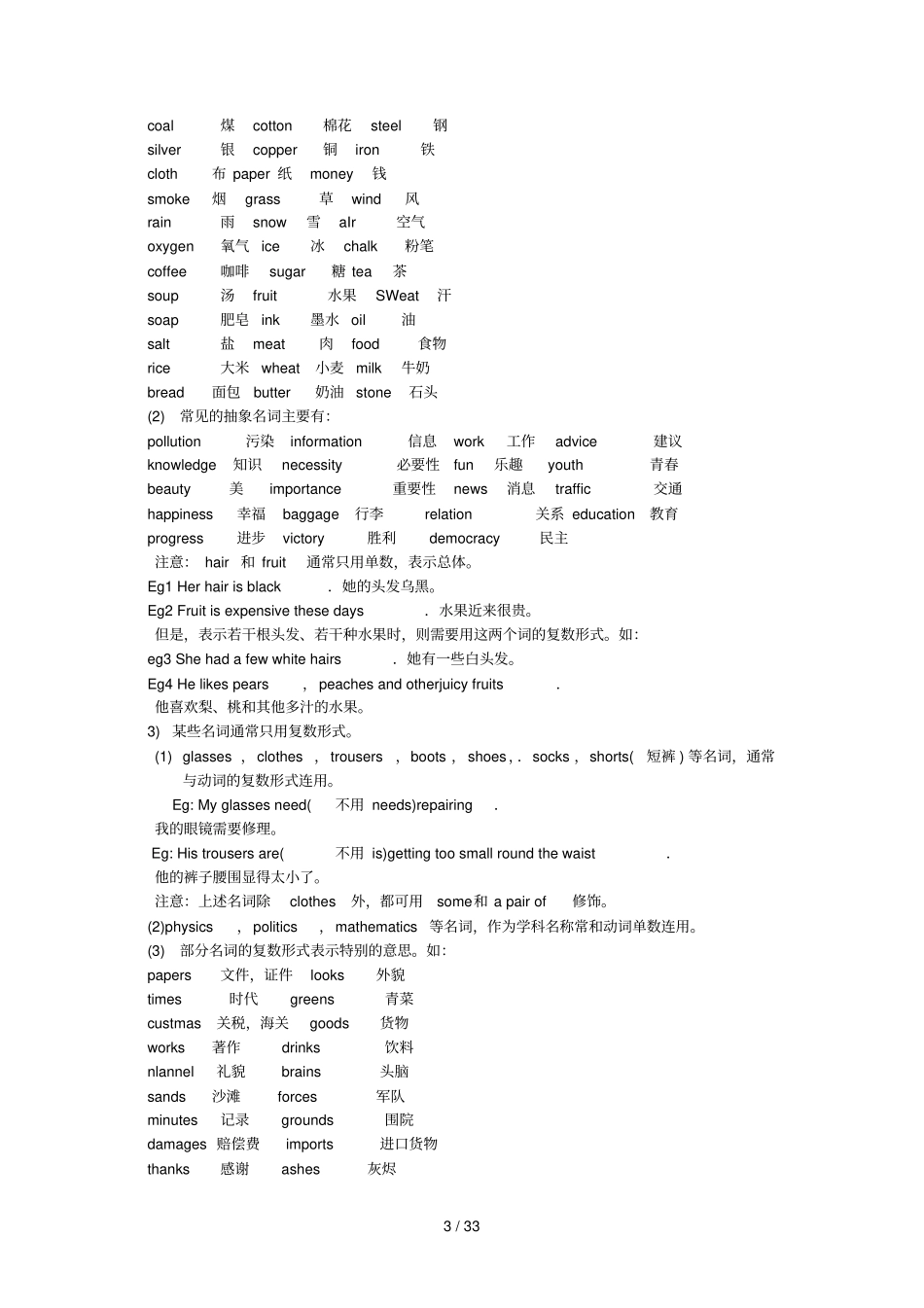 中学英语语法名词冠词代词_第3页