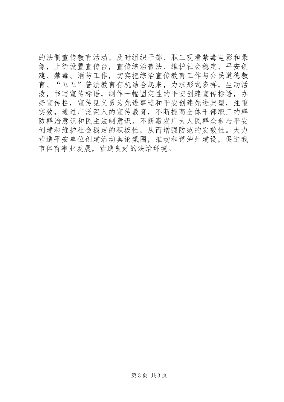 体育局社会治安综治实施计划_第3页
