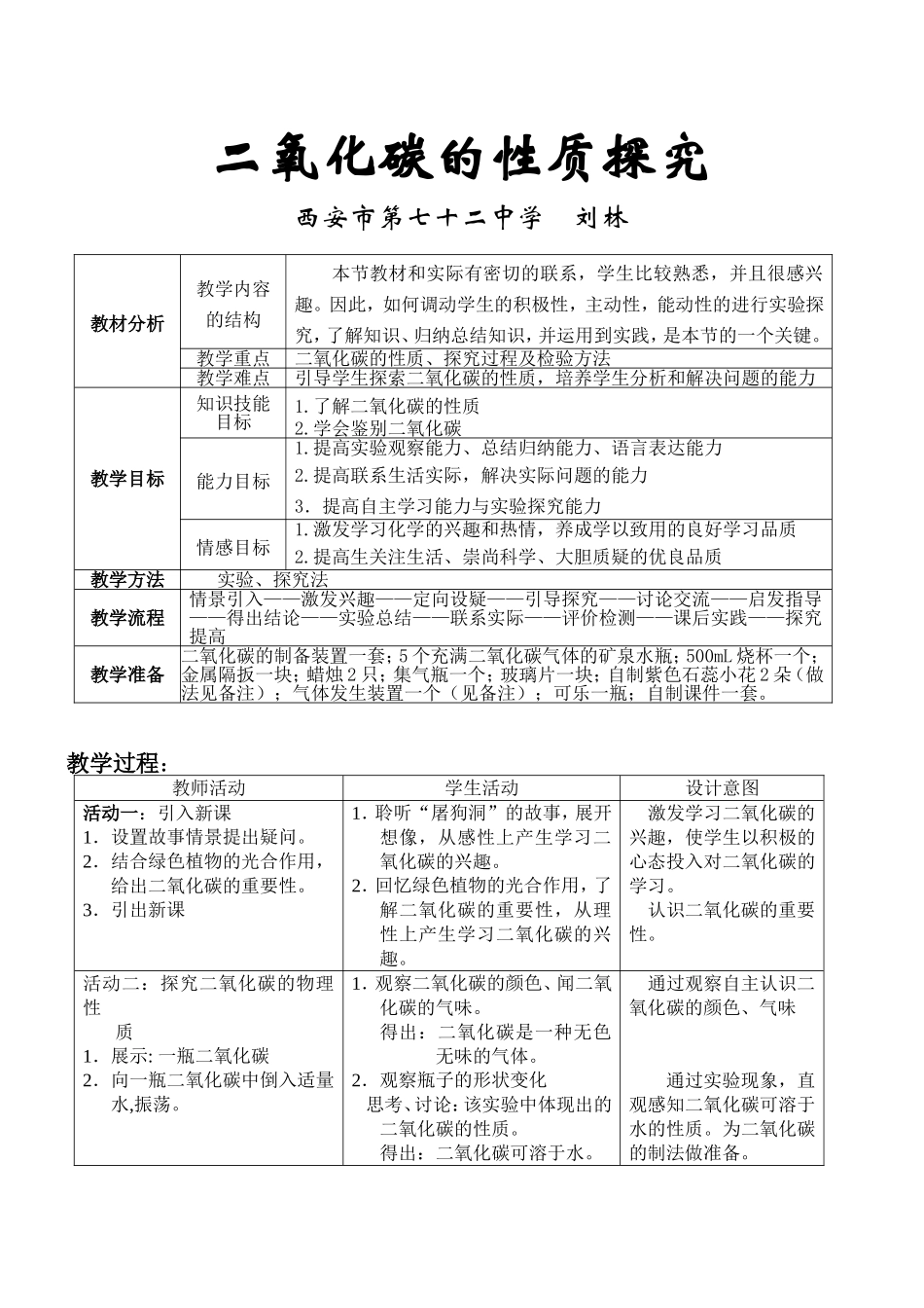 二氧化碳的性质探究_第1页