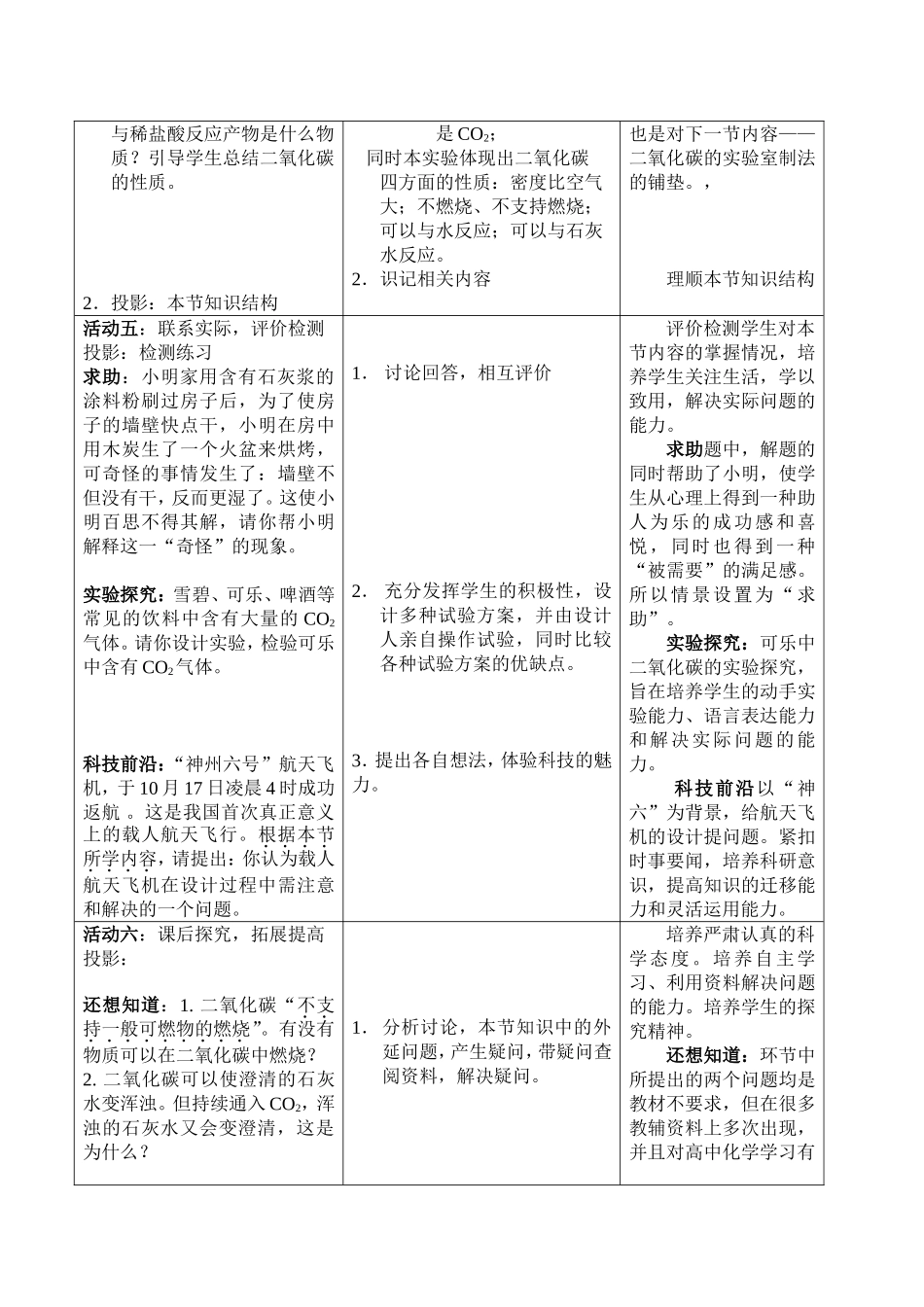 二氧化碳的性质探究_第3页