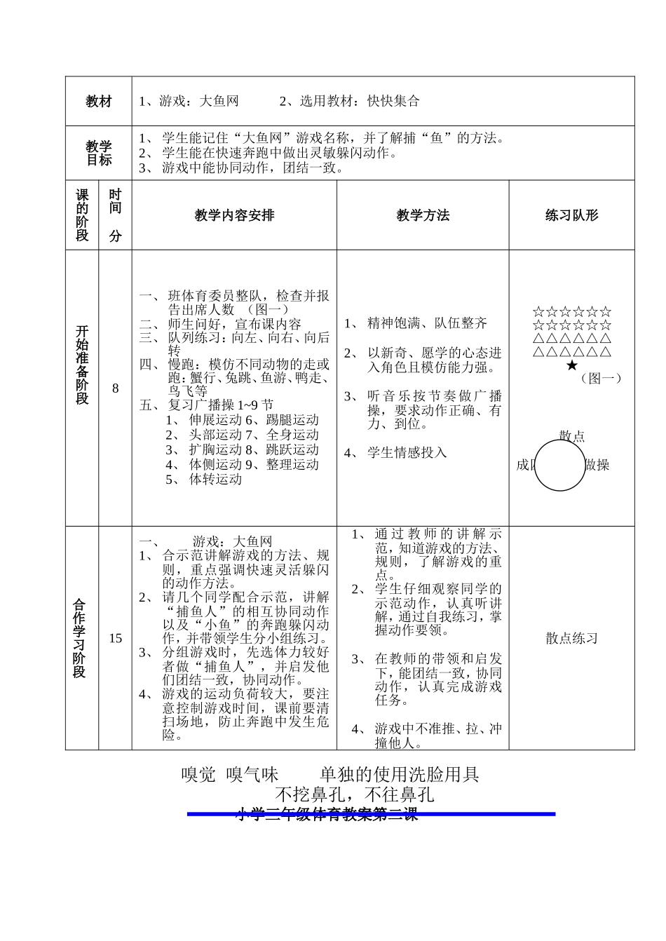 三年级体育（水平二教案_第2页