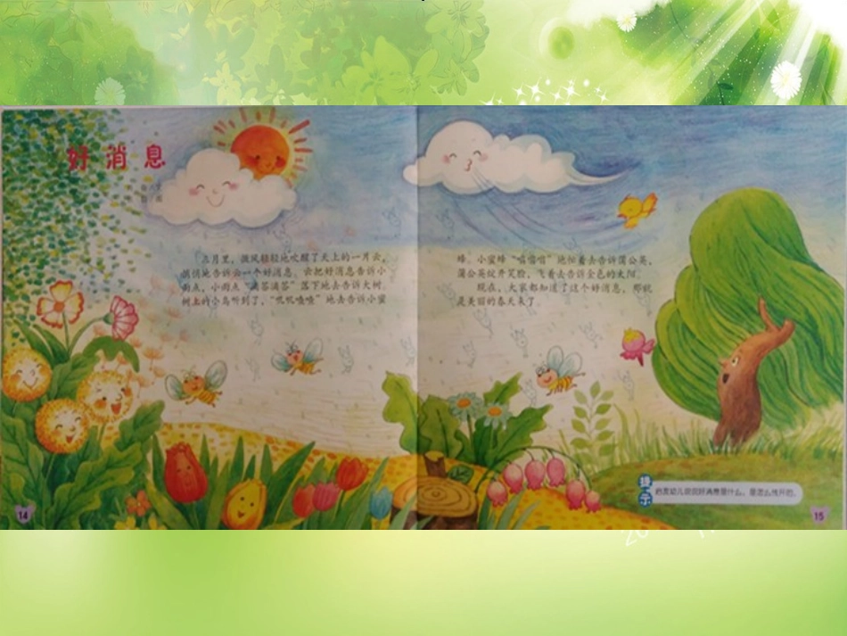 宝丰县育才幼儿园胡旭娜助学微课《好消息》中班语言下_第2页