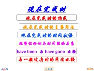 九年级现在完成时