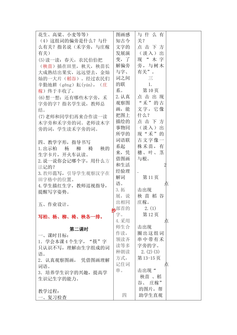 二年级下册《识字3》教学预案_第3页