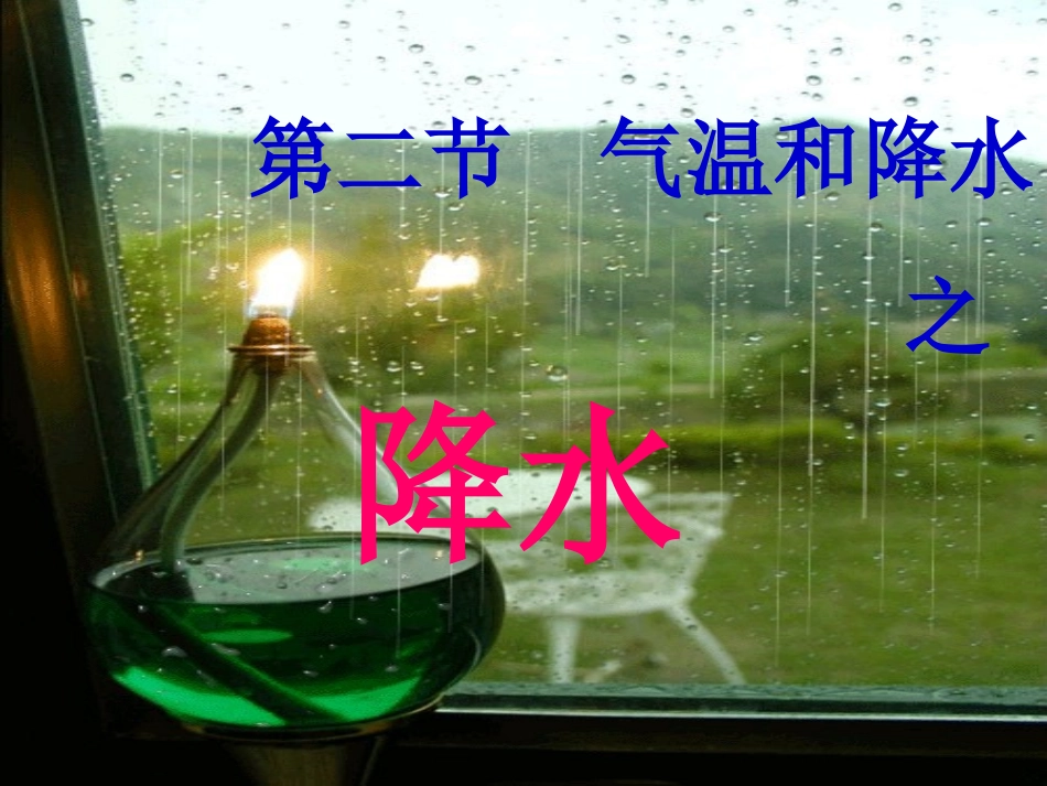 地理_七(上)降水和气候_第1页