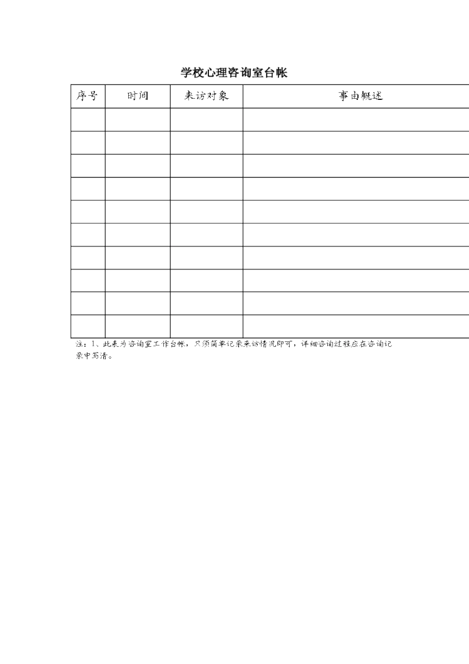 中学生心理咨询档案资料_第3页