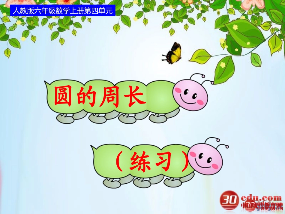 圆的周长练习_第1页