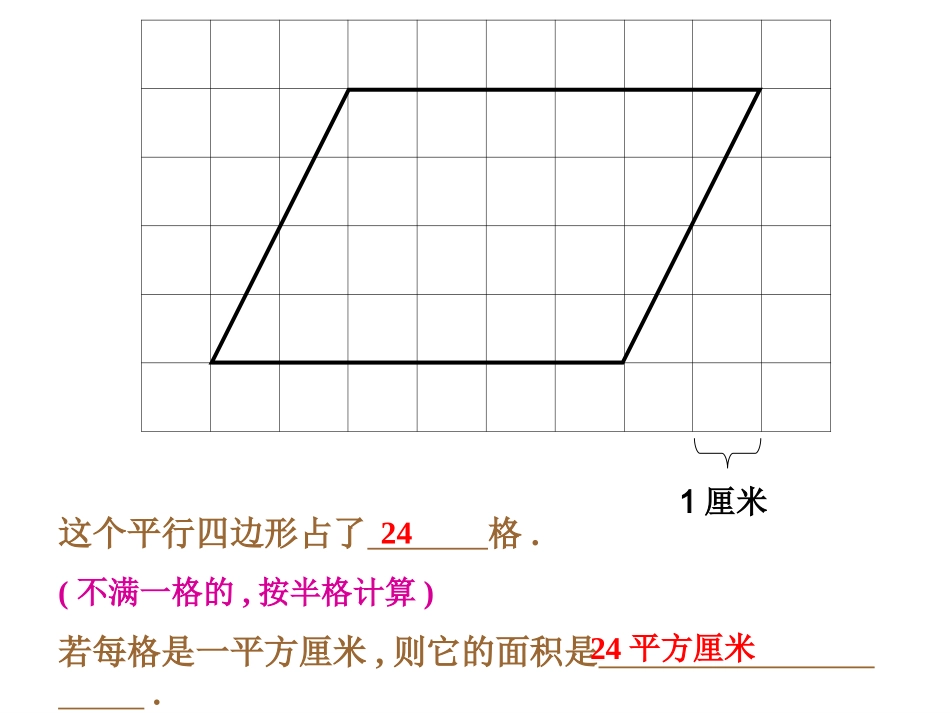 平行四边形的面积教学课件-陈翠霞_第3页