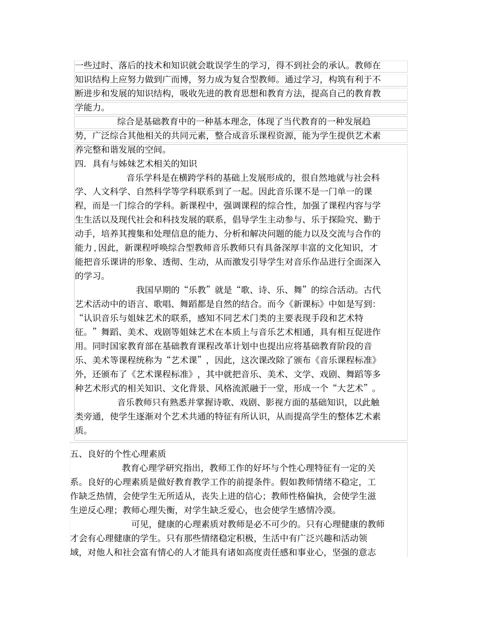 中小学音乐教师基本素养_第3页