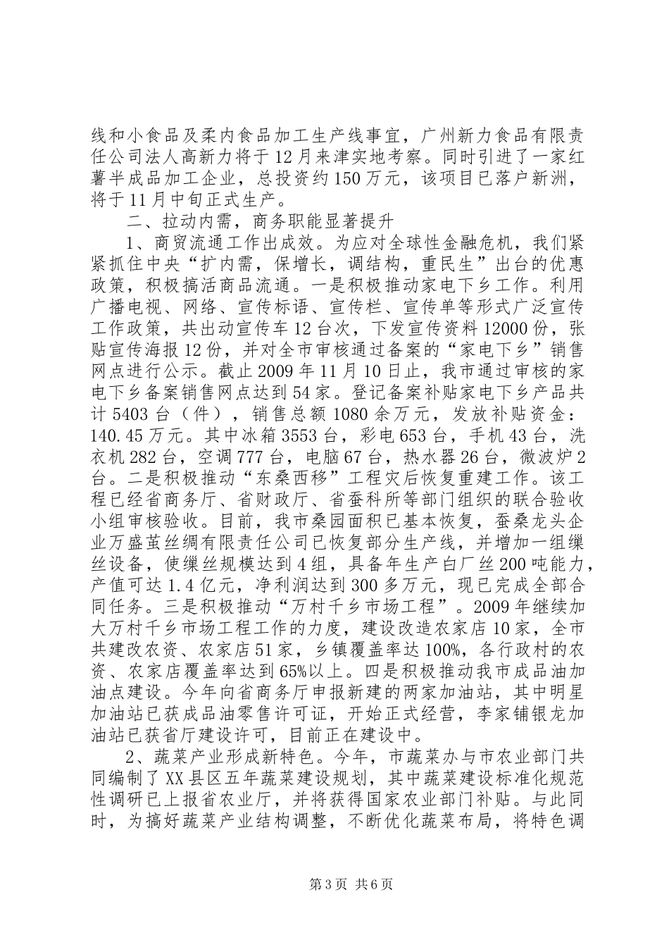 商务局工作总结及来年工作计划_第3页