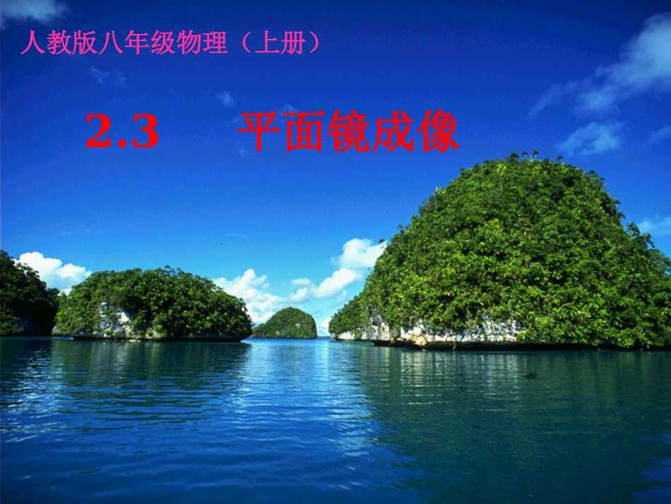 平面镜成像（精_第1页