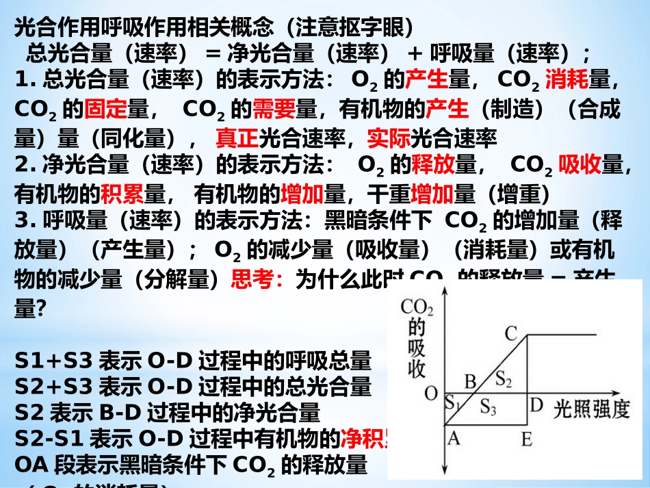 光合呼吸概念_第1页