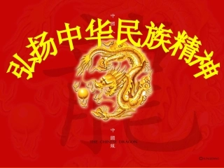 弘扬中华民族精神