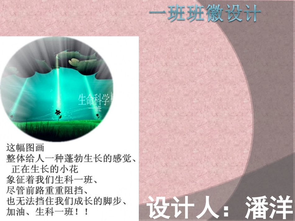 一班班徽设计_第1页