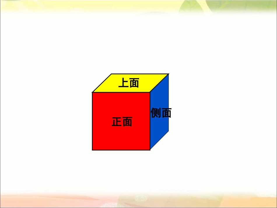 《观察三个正方体组成的物体》教学课件_第2页
