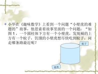 多面体的表面展开