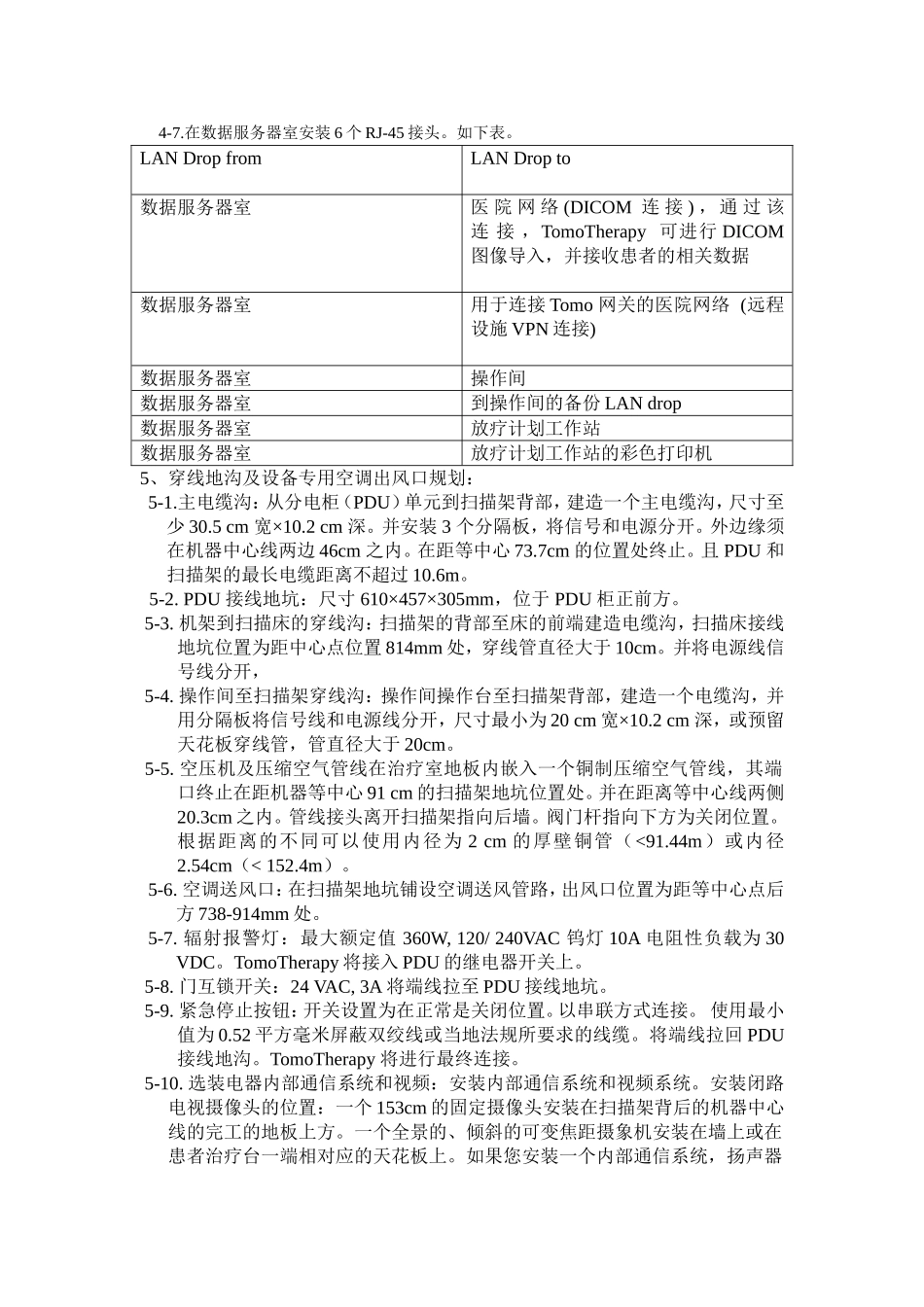TOMO安装计划和机房基础设施准备_第2页