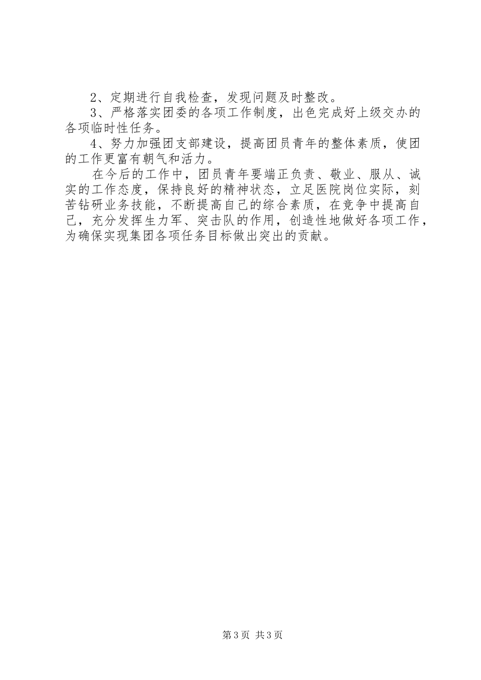 医院团支部工作计划范文_第3页
