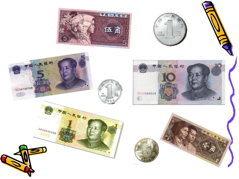 大班数学：认识人民币_第2页
