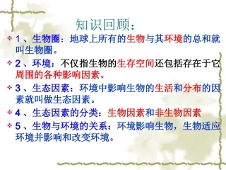 《生物与环境组成生态系统》ppt课件