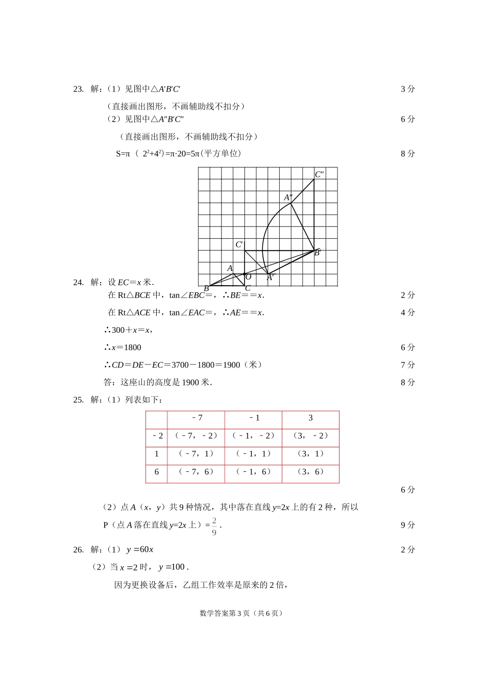 2013通州区二模答案_第3页
