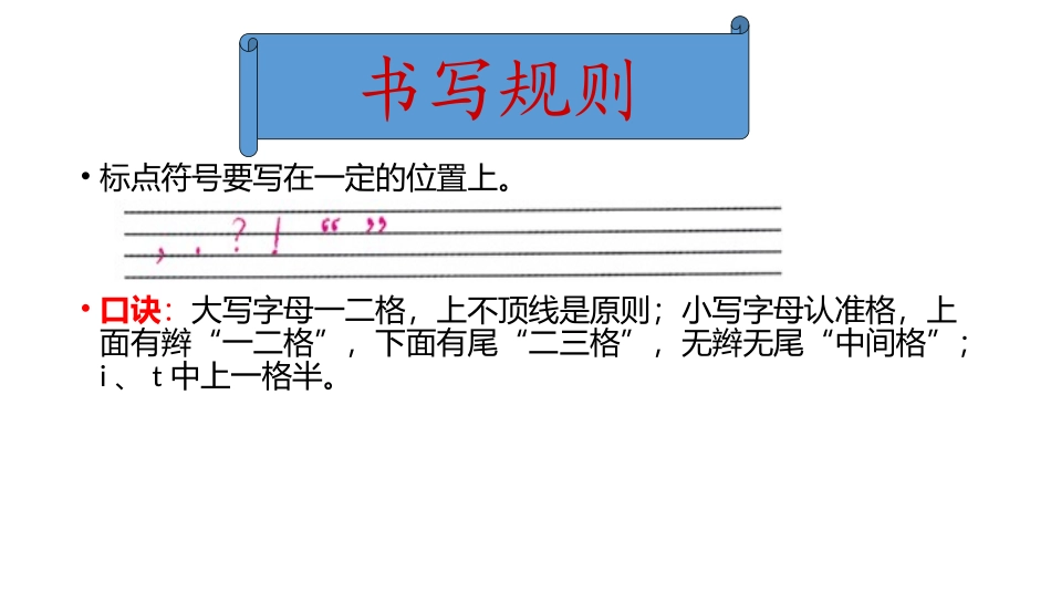 26个英文字母印刷体和手写体_第3页