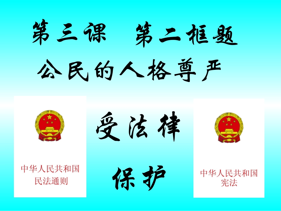 公民的人格尊严受法律保护_第2页