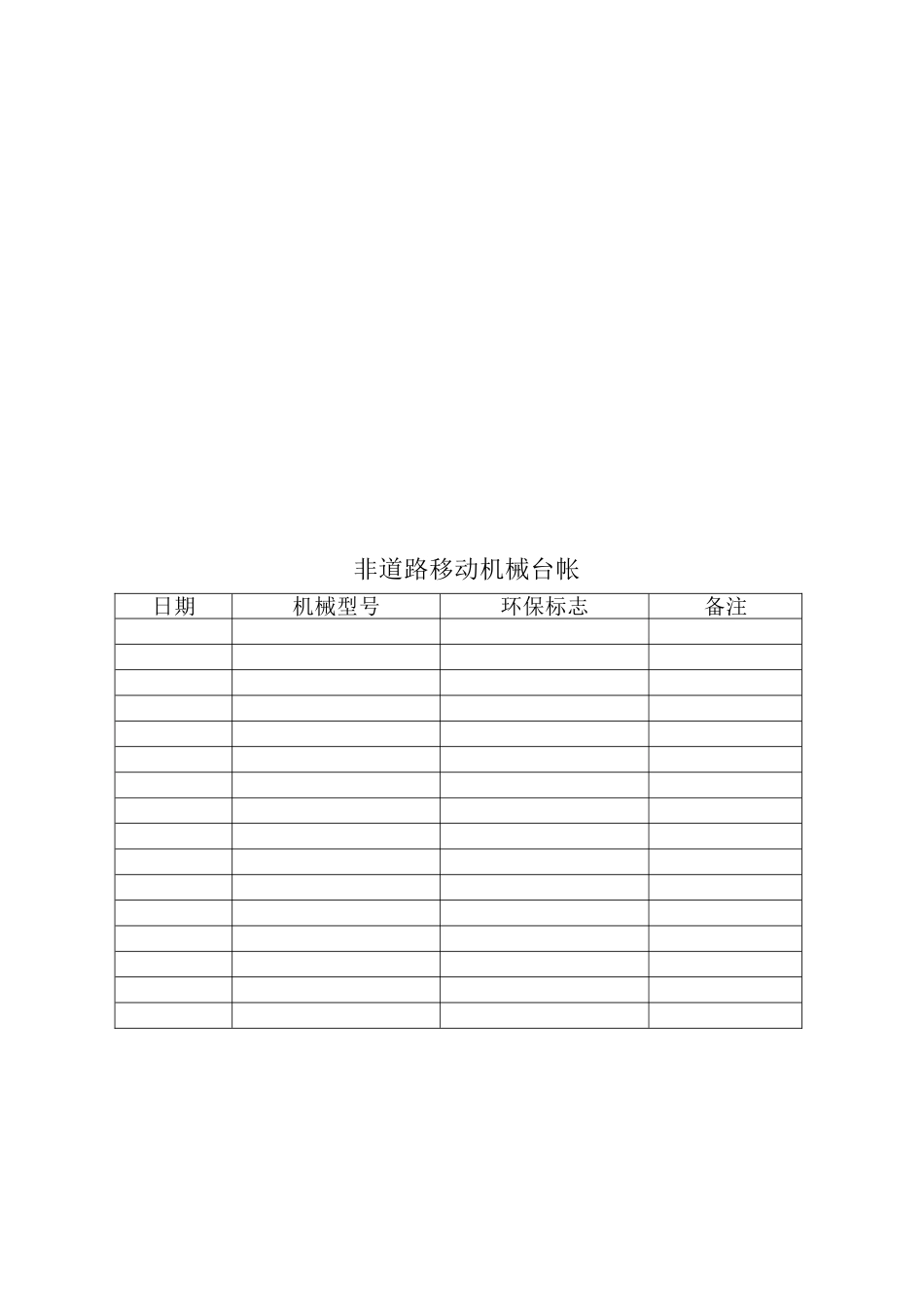 非道路移动机械制度及台账_第3页