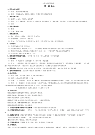 2018年初级会计《经济法基础》知识点