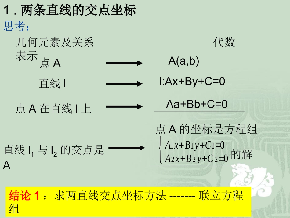 《两条直线的交点坐标》ppt课件_第2页