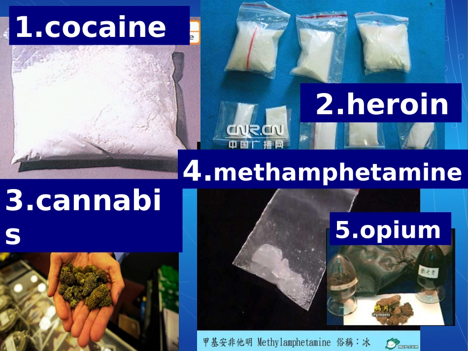 拒绝毒品，拒绝吸烟（高一英语第一册第二模块课件）_第3页