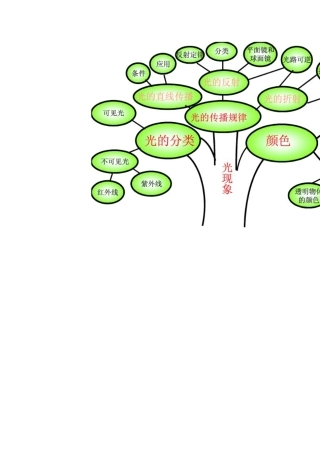 光现象知识树
