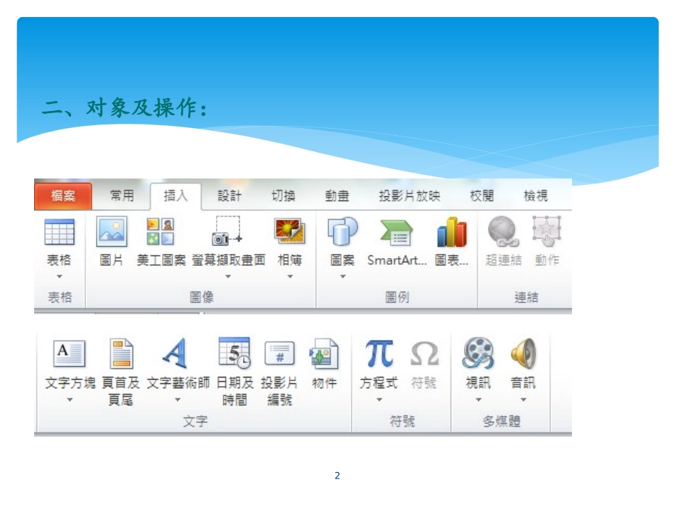 PowerPoint2010基础教程_第2页