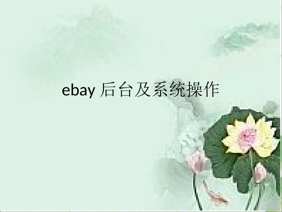 ebay后台及系统操作_第1页