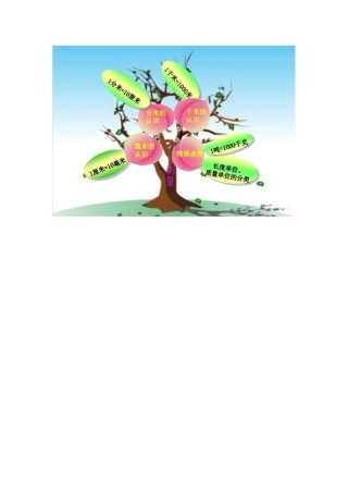 千米和吨知识树