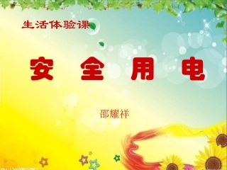 安全用电(小学生用)