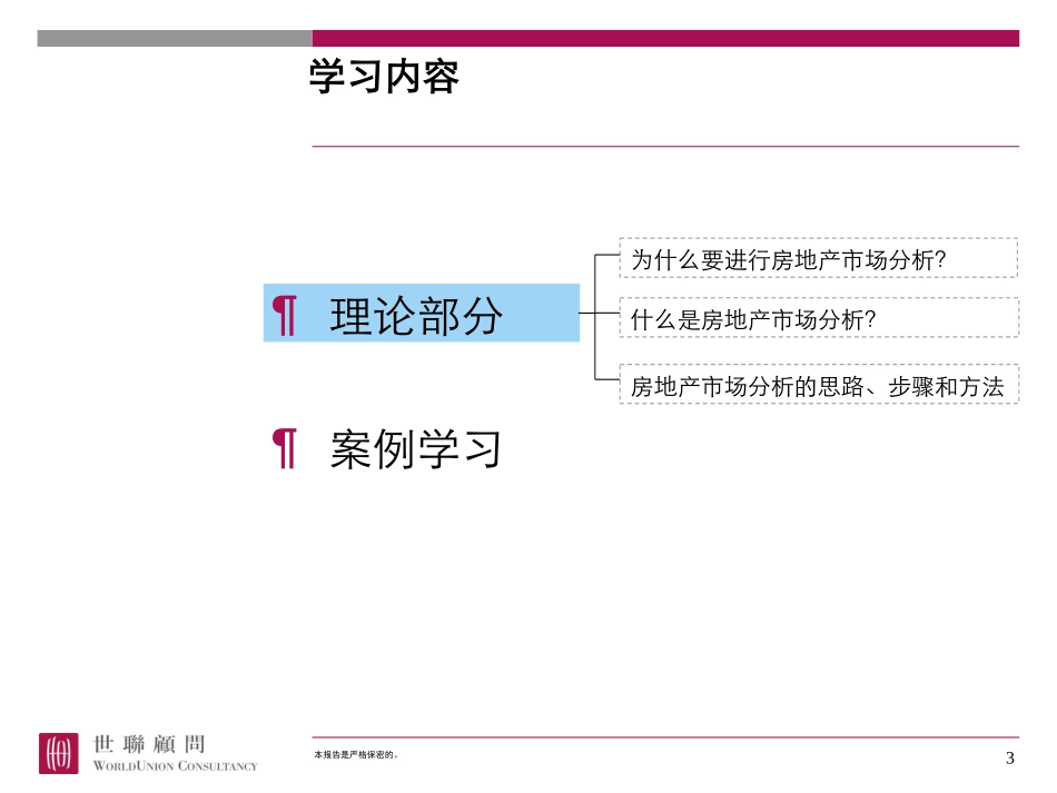 世联培训-如何进行房地产市场分析_第3页