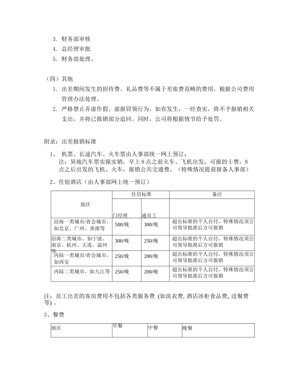 2017年员工出差流程及报销标准_第3页