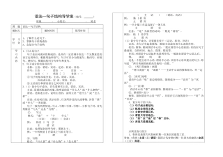 语法句子结构