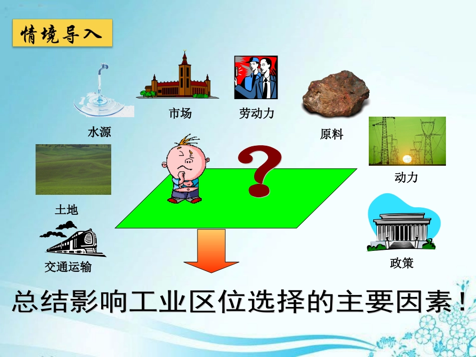 《工业的区位因素与区位选择》精品课件_第3页